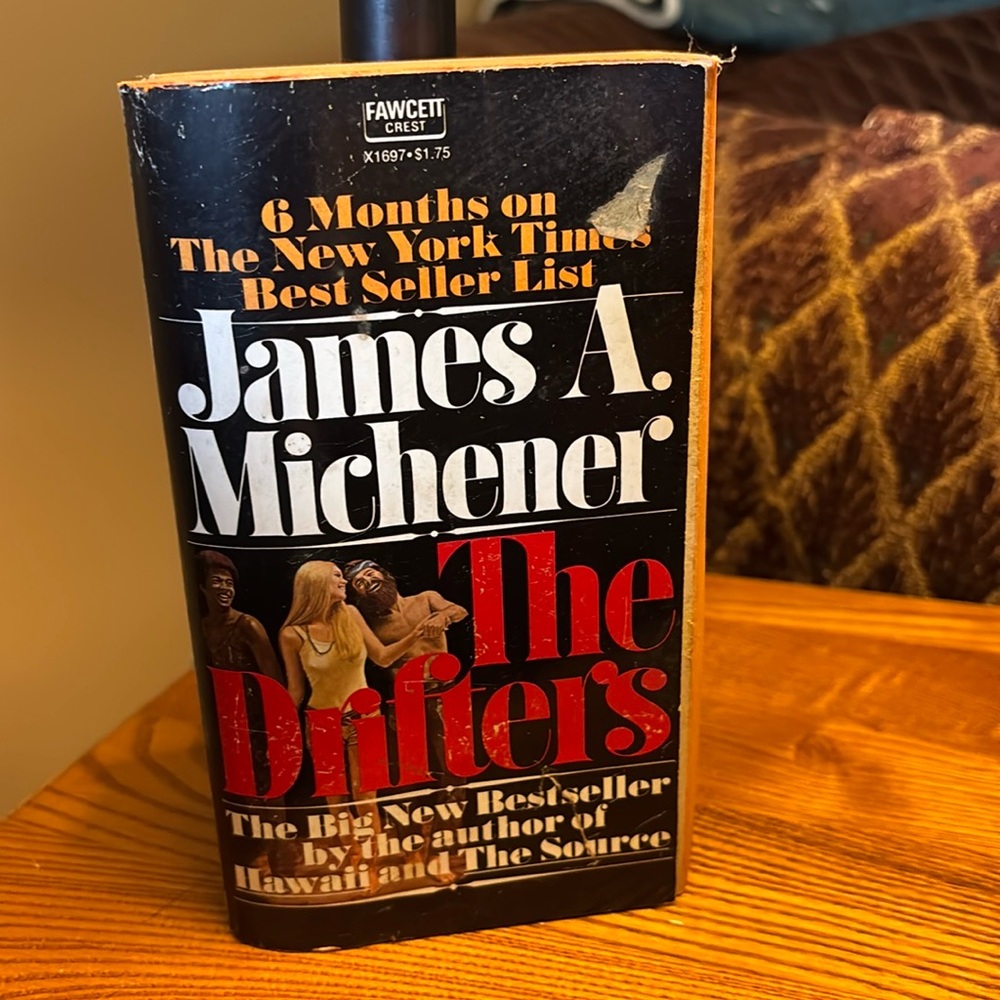 The Drifters, a Novel by James A. Michener, paperback book 1971 Vintage